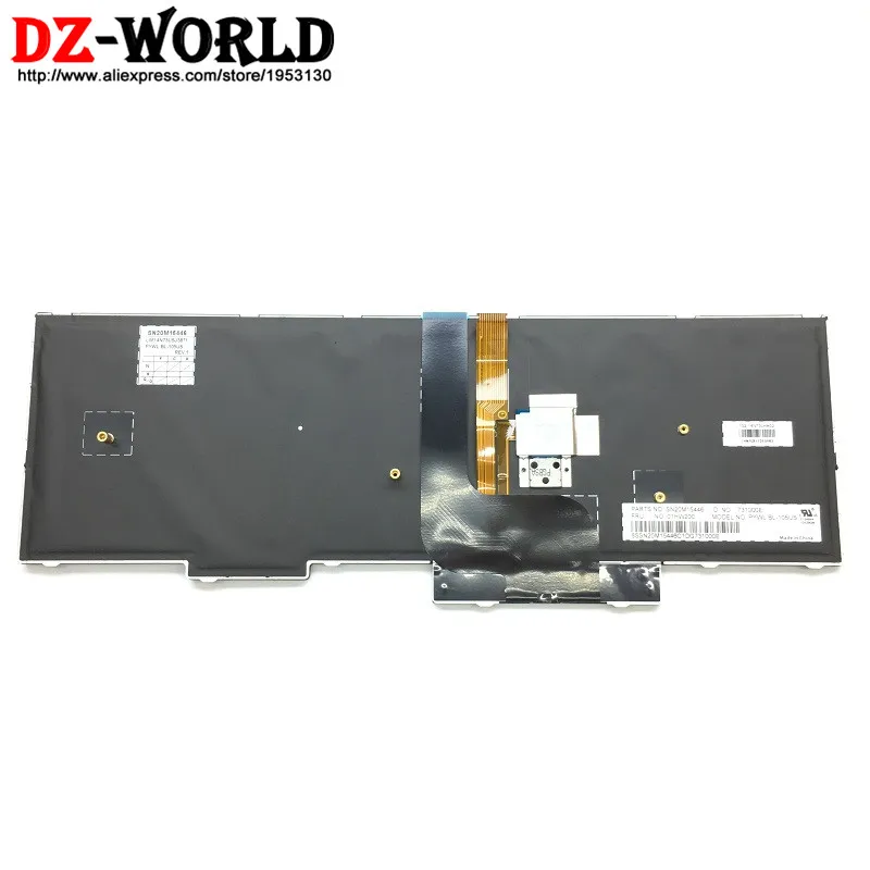  New/Orig US English Backlit Keyboard for Lenovo Thinkpad P51 P71 Backlight Teclado 01HW200 01HW282 