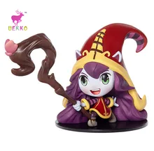 UEKKO Brand hot 10CM Game anime figure PVC doll toy LOL Lulu action Funko pop Model For Collection / Gift Original Box