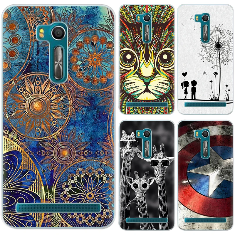 

Phone Case For Asus Zenfone Go ZB552KL 5.5-inch Cute Cartoon High Quality Painted TPU Soft Silicone Skin Back Cover Shell