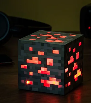 font b Minecraft b font Light Up Popular Game Redstone Ore Square font b Minecraft