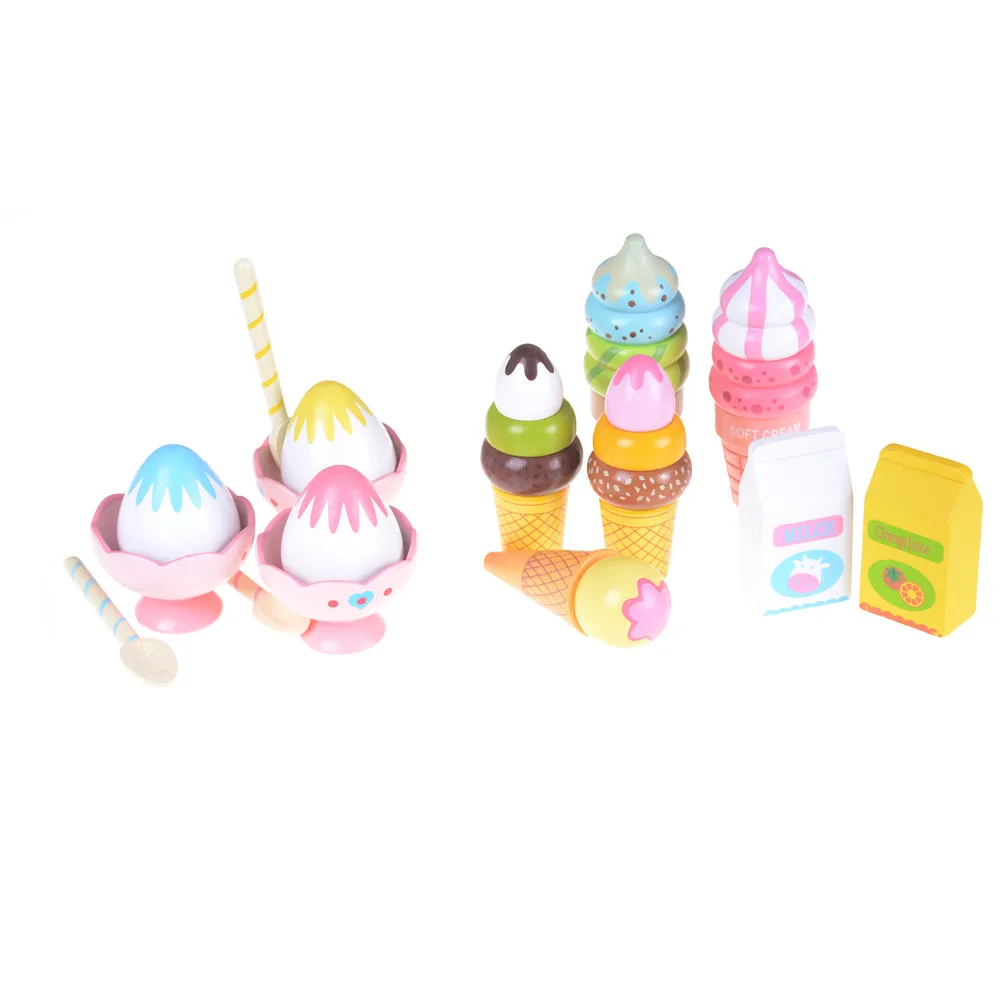 Мать Сад Магнитная клубника мороженое еда игрушки Детские кухонные игрушки дети играть дом подарок для девочки
