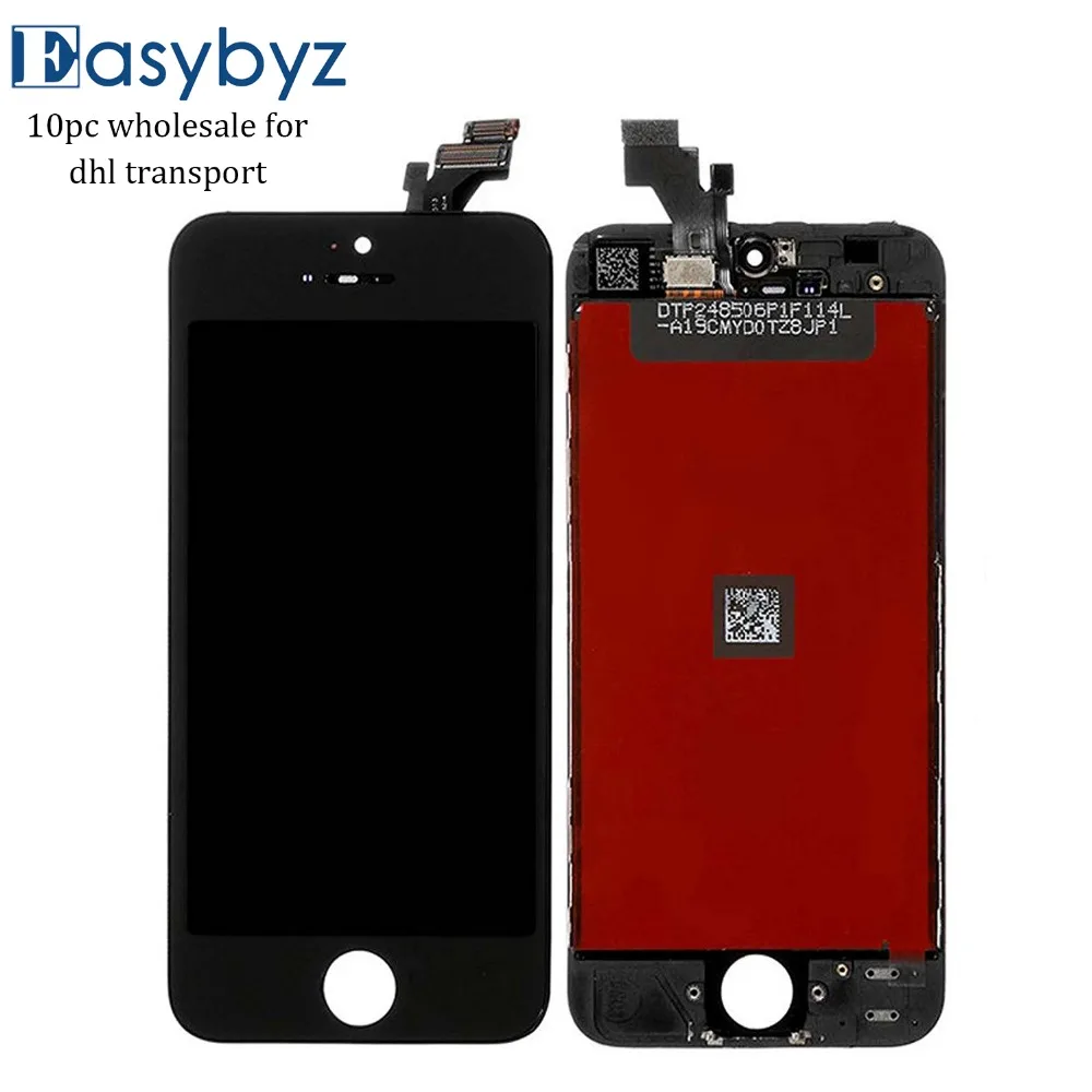 10pc wholesale for iphone lcd AAA LCD Screen For iPhone 5 Lcd Display with Touch Digitizer