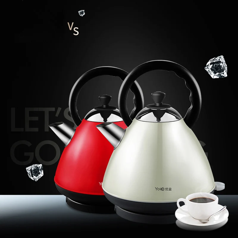 2L 304 Stainless Steel Electric Kettle Insulation Water Kettle 1800W Household Quick Heating Electric Boiling Teapot 220V