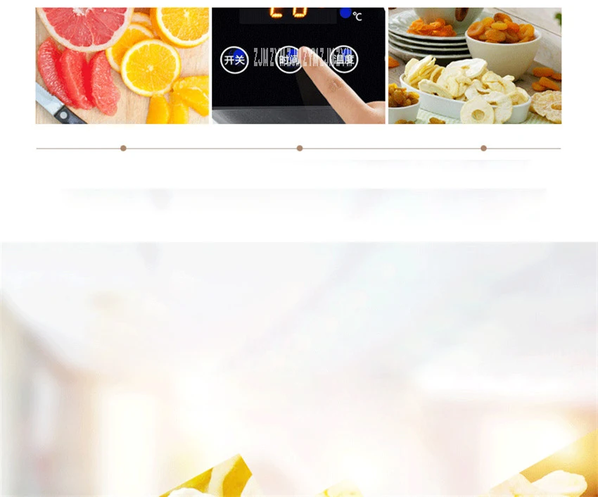 LT-02 контроль времени температуры из нержавеющей стали устройство для сушки фруктов сушилка для фруктов овощей кухонный комбайн сушка мяса