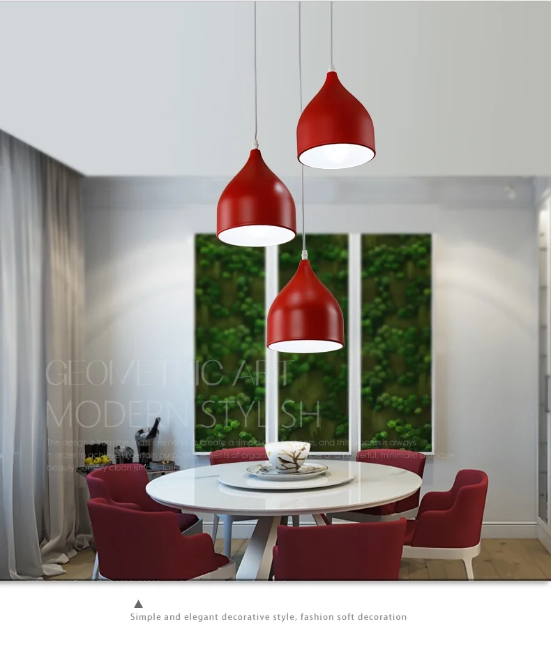 led pendant lamp restaurant metal hanging light fixtures for restaurants 6
