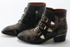 Susanna-Botines de Cuero tachuelas con forma de flor para Mujer, botas de terciopelo de lujo, 2022 ► Foto 2/6
