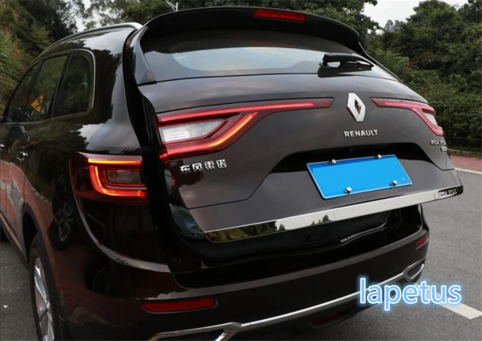 

Lapetus Chromium Styling Rear Tail Behind Trunk Protector Strip Decoration Frame Cover Trim For Renault Koleos 2017 2018 2019