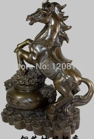 

Bronze statue copper decoration extra large horse copper horse derlook lucky
