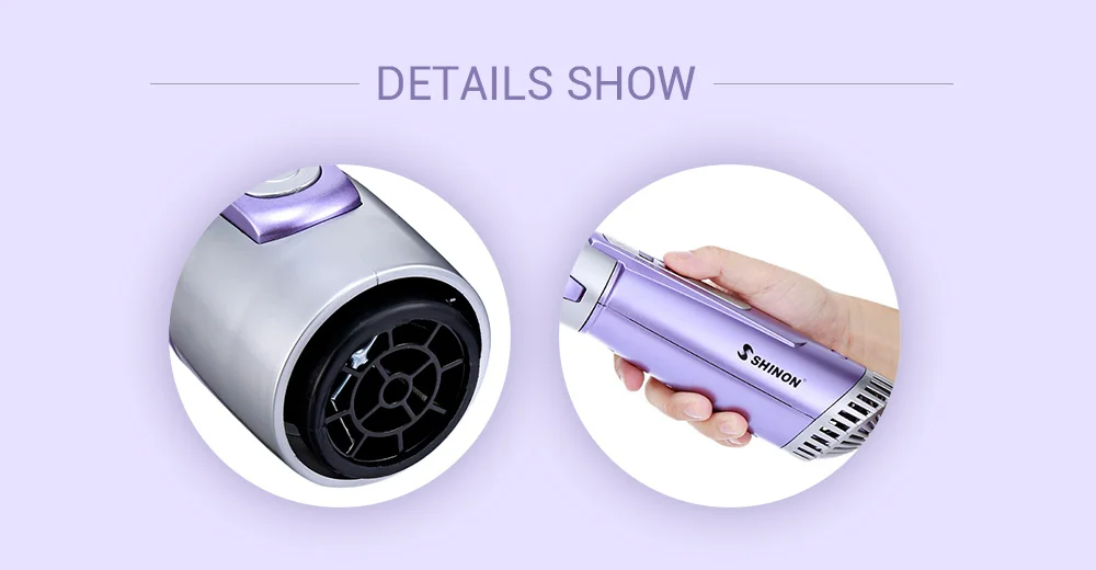 SHINON SH - 9822 - 3A 3-in-1 Hair Styling Tool Set Electric Dryer Curler Brush