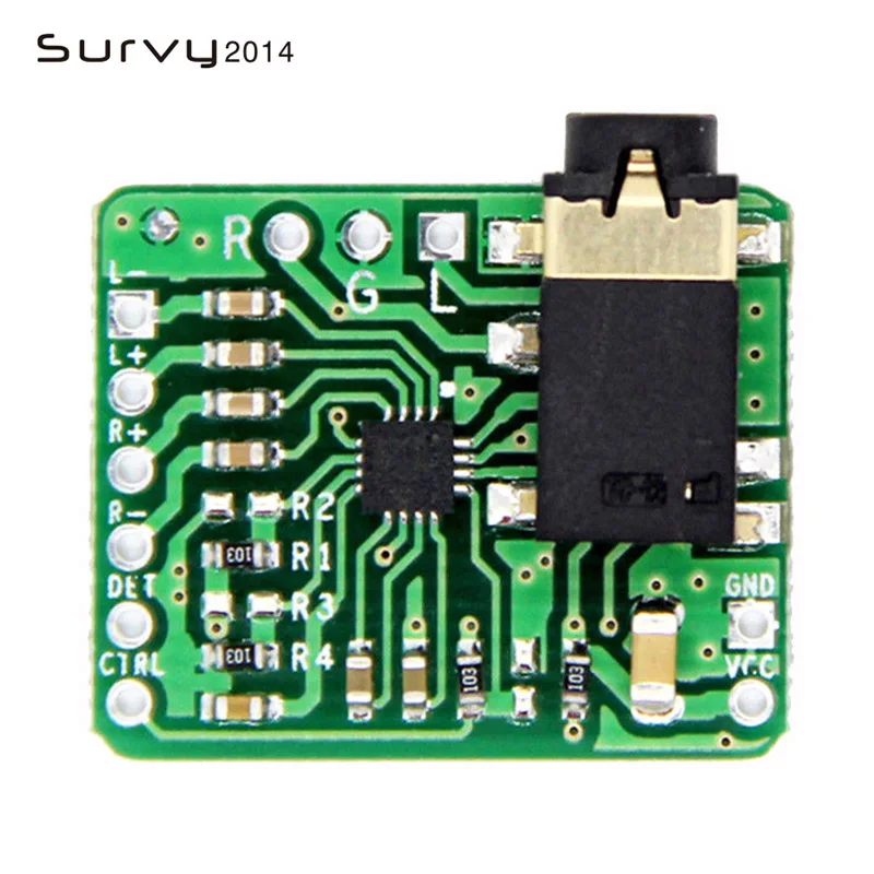 Differential rotary balance single ended output HIFI amplifier TPA6132 input 2.3 to 5.5V