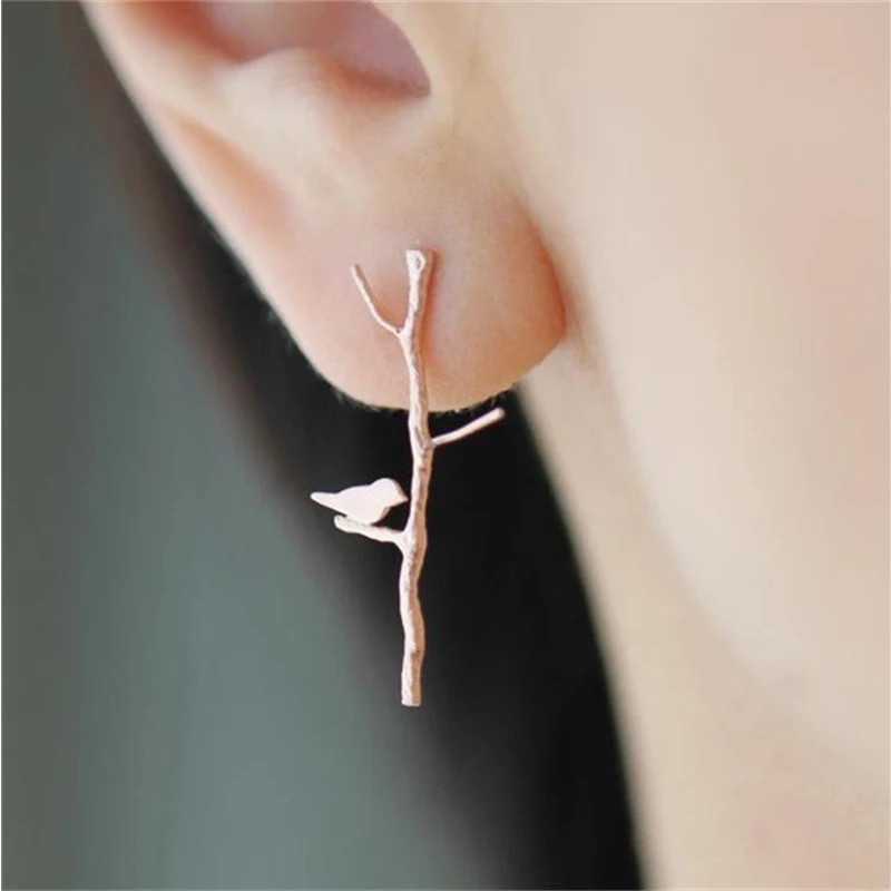 

Hot Sale Earrings Earrings EarringsSimple Personality Creative Alloy Bird Branch Earrings Female.