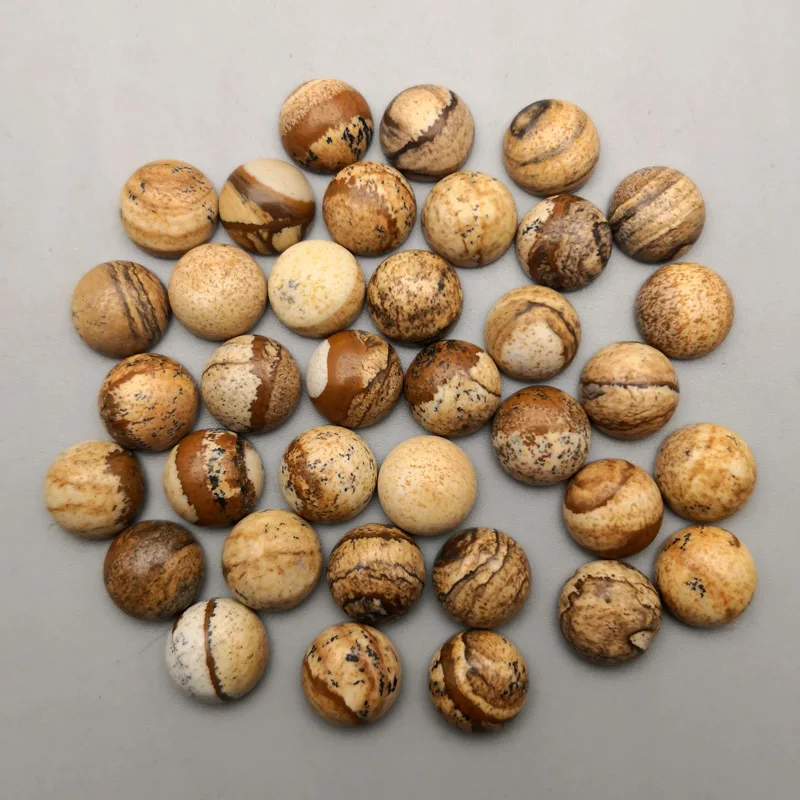 

charm fashion good quality picture Natural Stone 10MM round cabochon Necklace Earring Ring 50Pcs/lot wholesale Free shipping