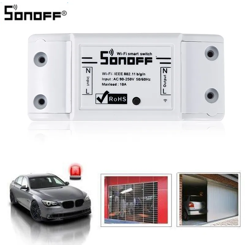 10 шт. Sonoff основной беспроводной Wifi переключатель для интеллектуальное реле