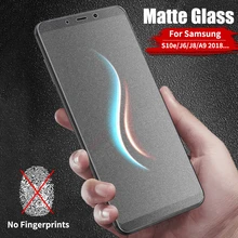 Матовый матовое закалённое стекло для samsung Galaxy S10e полное покрытие матовый Стекло для samsung J6 J8 A8 плюс A9 Экран протектор