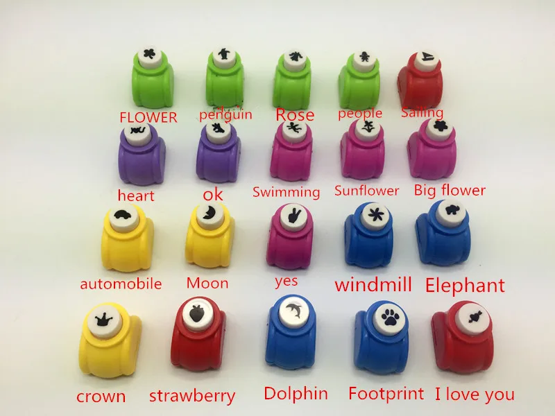 

Mini Scrapbook Punches Handmade Cutter Card Craft Calico Printing DIY Flower Paper Craft Punch Hole Puncher Shape