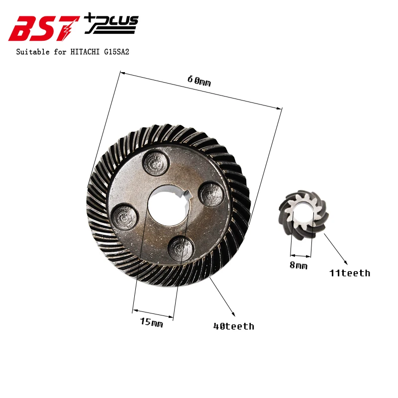 Шестерня для HITACHI G15SA2 угловая шлифовальная машина, запасные части для электроинструментов