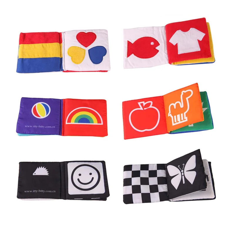 Stimulate Vision Soft Colorful Cotton Fabric Baby Book Early Educational Supplies YJS Dropship Stimulate Vision Soft Colorful Cotton Fabric Baby Book Early Educational Supplies YJS Dropship