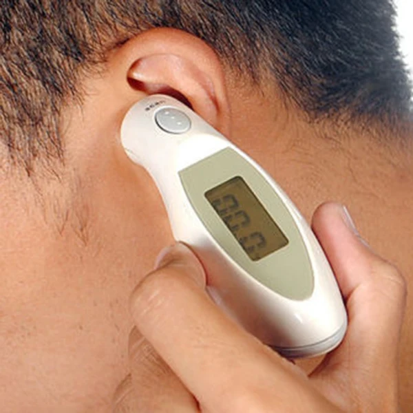 Цифровой ЖК-ушной медицинский термометр для детей и взрослых, безопасная температура полости рта, 1 секундное измерение температуры