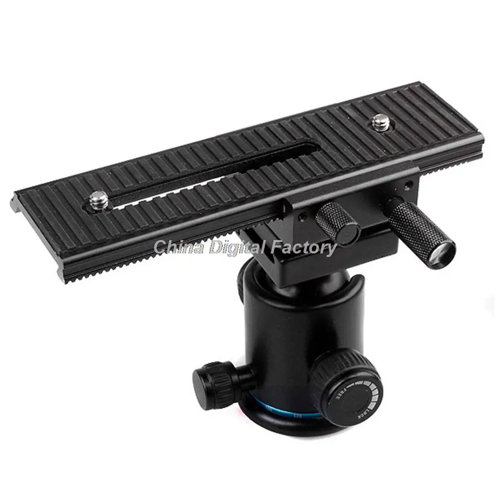 

Camera tripod head 2 way Macro Focus Rail Slider Tripod Plate for Canon 60D 70D 600D 650D 700D 5DII 5DIII 6D 7D DSLR Accessories