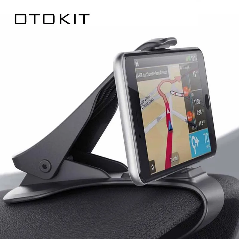 6.5inch Dashboard Car Phone Holder Easy Clip Mount Stand GPS Display Bracket Classic Black Support | Автомобили и мотоциклы