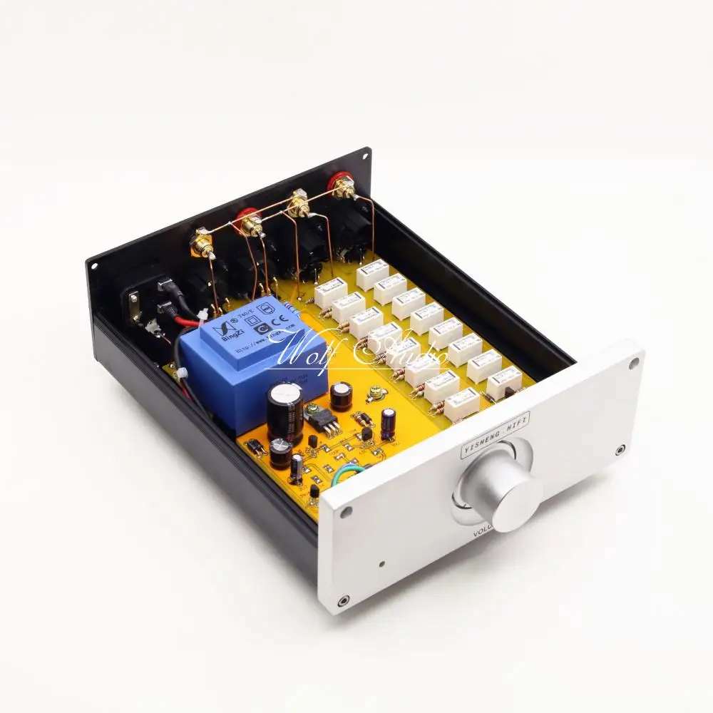 Finished HiFi Advanced Relay Volume Controller Balanced Preamplifier