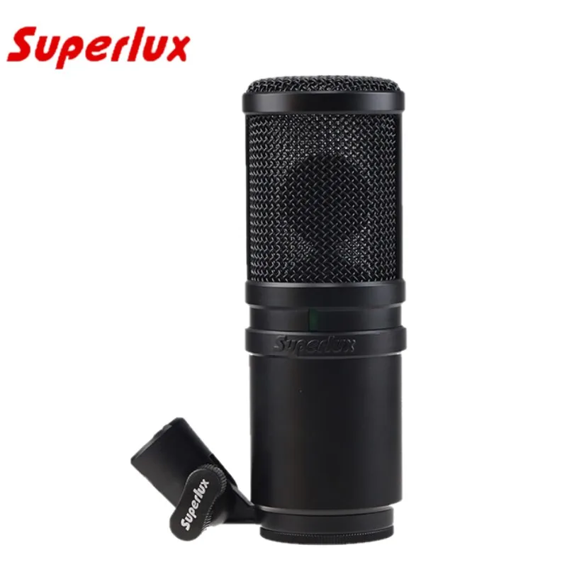 Суперкардиоидный конденсаторный записывающий микрофон Superlux E205 рекомендуется