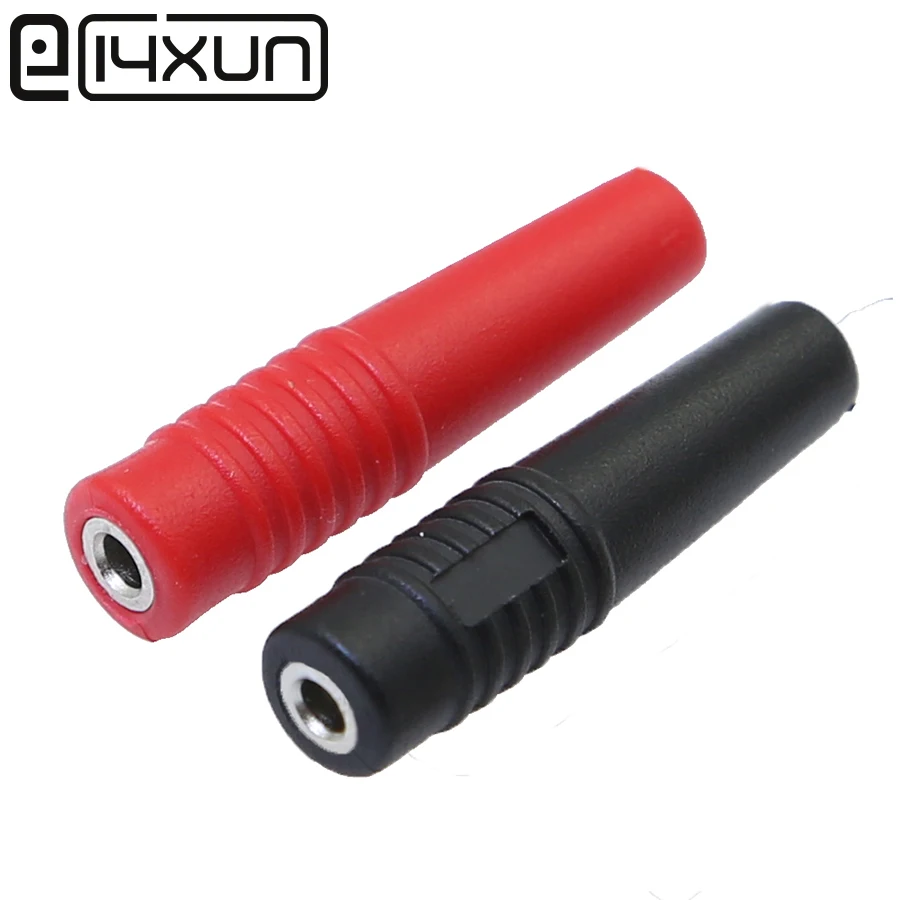 

1pcs 2mm InLine Banana Plug jack with Sheath Soldering Type Max Cable OD2.0mm Black Red Blue Green Yellow