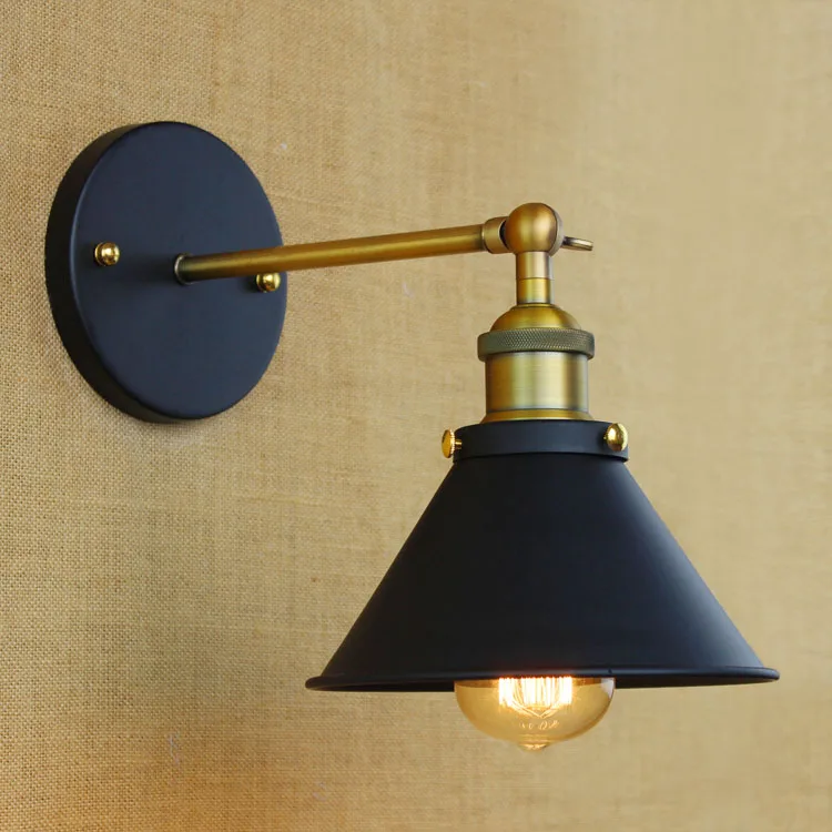 

60W Antique RH Style Loft Industrial Lighting Vintage Wall Lights For Home Arandelas Lampara Pared