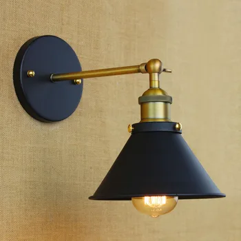 IWHD Antique Vintage Wall Lamp LED Home Indoor Lighting Retro Loft Industrial Edison Wall Sconce Stair Lights Lampara Pared antique loft style iron glass wall sconce industrial vintage led wall light fixtures home bedside wall lamp indoor lighting