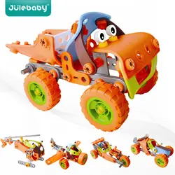 DIY разборка сборка автомобилей модель дизайн строительные блоки игрушки Ранние развивающие игрушки для Дети Детские подарки