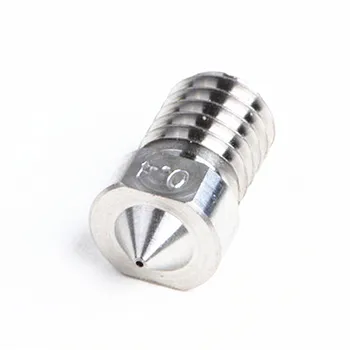

Funssor 1pc 0.4mm 1.75mm V6 Titanium nozzle V6 hardened nozzle high temperature nozzle for Prusa Titan extruder