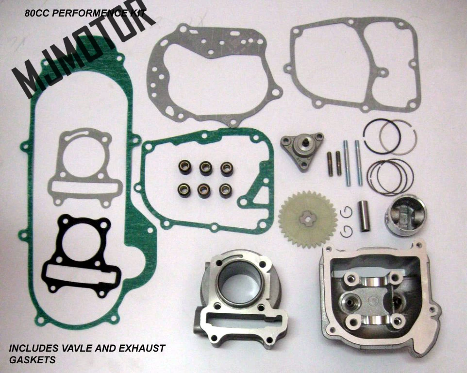 High Performance 80cc Big Bore Kits For 139QMA/B GY6 50 Engine Chinese Scooter Honda QJ Keeway Motorcycle ATV Moped suzuki Part |
