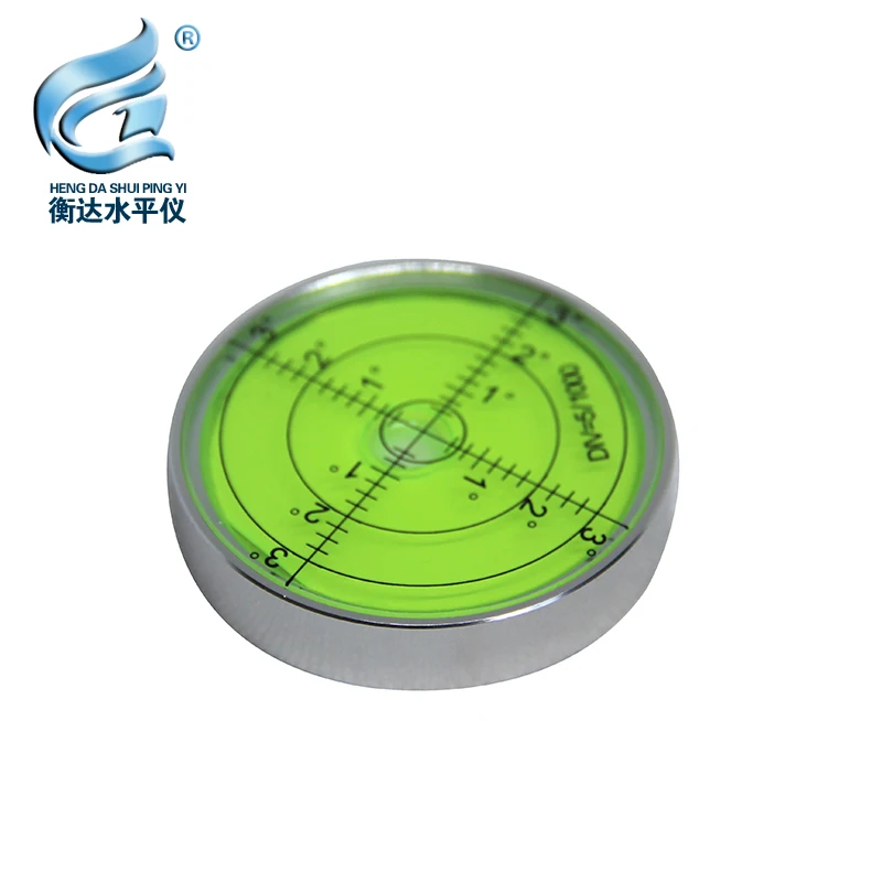 

Magnetic level meter mini small metal horizontal beads high precision level bubble round small household level 60*10mm