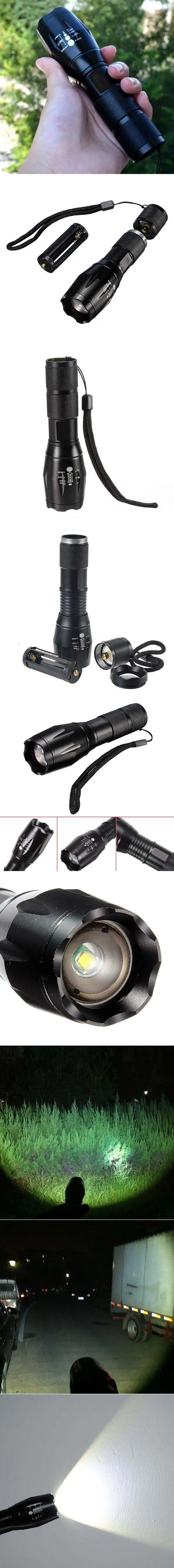 Светодиодный светильник Zaklamp gebrunik XHP 70/XHP 50 Lamp Kralen 5 Verlichting Modus Ondersteunt Zoom Verlichting afstand groter is dan 500M