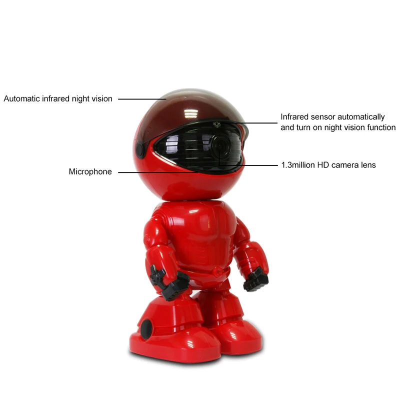 HD 1080P WiFi Robot IP Camera Pan Tilt Security WiFi Camera Support P2P
