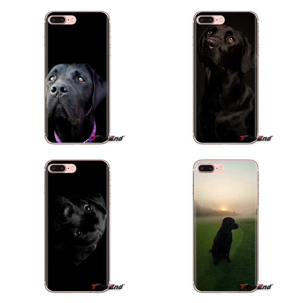 

For Xiaomi Mi3 Samsung A10 A30 A40 A50 A60 A70 Galaxy S2 Note 2 Grand Core Prime Black Lab Labrador puppy Dog Soft Silicone Case