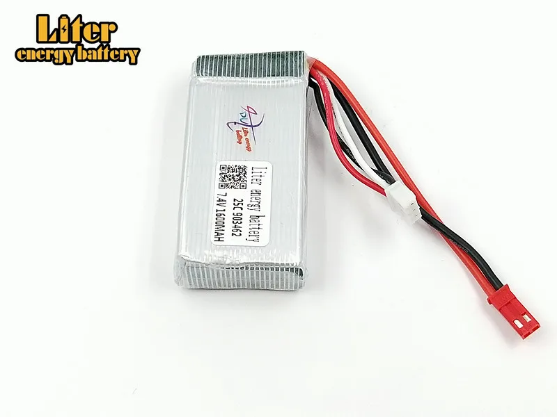 20 штук 7,4 V 1600 мА/ч, литий WLtoys V913 L959 L202 дней Yi TY923 хуацзюнь HJ817 HJ816 903462 25c