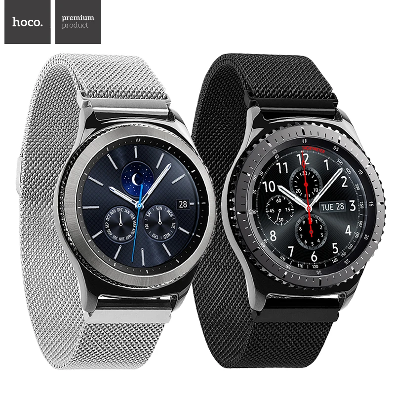 HOCO магнитный ремешок Миланская петля для часов Samsung Gear S3 Classic/Frontier Galaxy Watch 46 мм |
