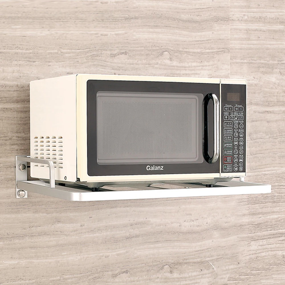 Kitchen Microwave Oven Rack Thickened E Aluminum Wall Hanging Bracket Support Frame Wx7241641 Mounted Racks Aliexpress Kitchen Microwave Oven Rack Thickened