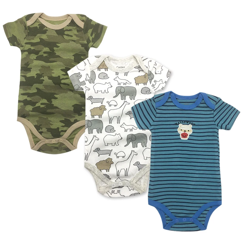 Нижнее белье для маленьких девочек одежда новорожденных мальчиков 3 шт./упаковка