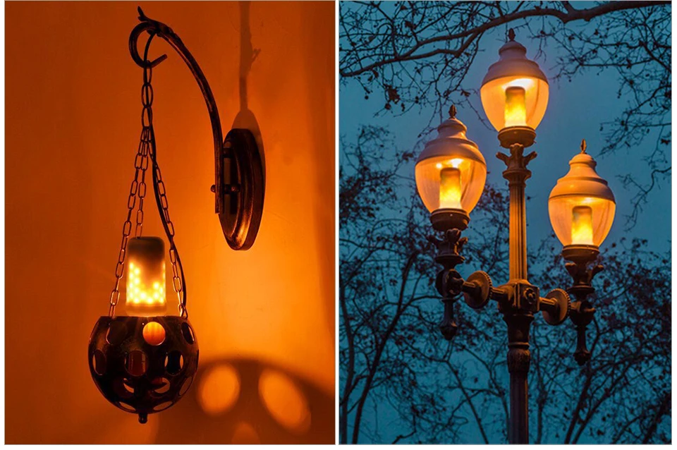9W LED Flame Effect Fire Light Bulb (9)