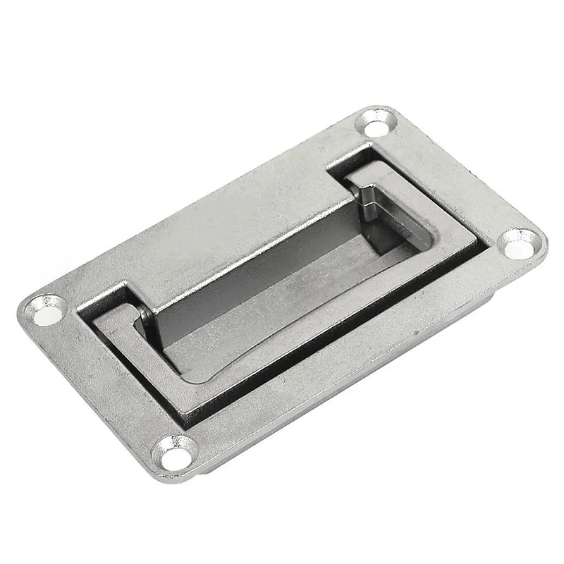 

9.5cm x 6cm Metal Rectangle Shaped Recessed Folding Pull Handle Grip