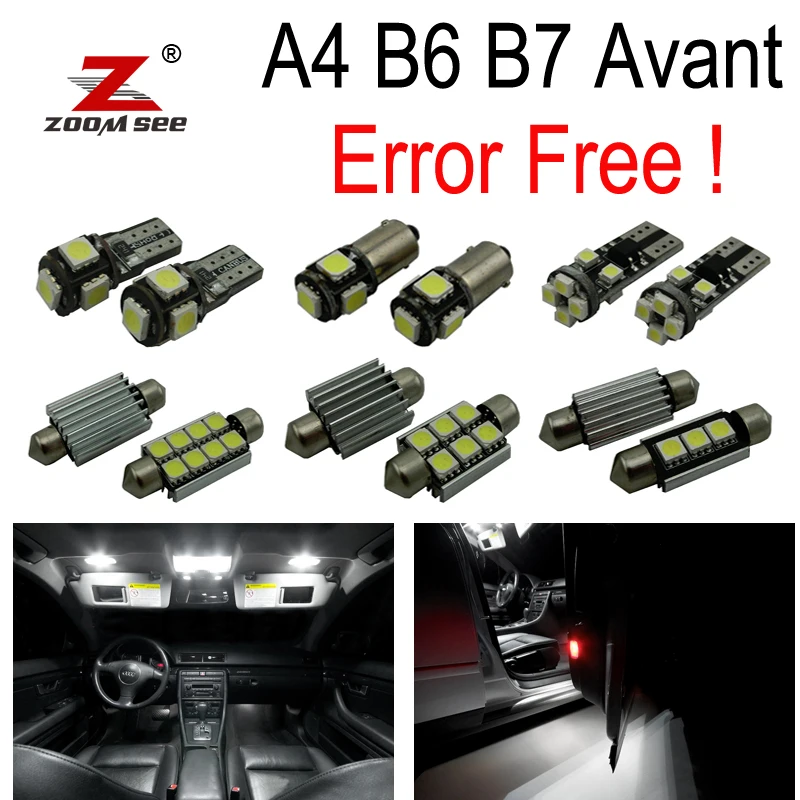 Us 26 63 26 Off 23pc X Canbus Error Free Led Bulb Interior Light Kit Package For Audi A4 S4 Rs4 B6 B7 Quattro Avant Wagon Only 2002 2008 In Signal