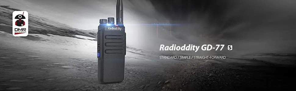 Radioddity GD-77S DMR Dual Band Dual Time слот Ham любительский двухстороннее радио цифровой/аналоговая рация 1024 каналы