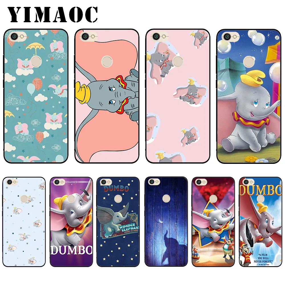 

YIMAOC dumbo Soft Case for Xiaomi Redmi 4A Note 4X 5 Plus 5A Pro Prime