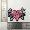 Hot Sell Bad Girl Heart Shaped Embroidered Patches For Clothing Fashion Decoration ► Photo 2/6