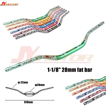 

Motorcycle Motocross Aluminum 1 1/8" 28mm Handlebars Handle Tubes For KTM CRF RMZ KXF YZ85 YZ125 YZ250 YZ250F YZ450F WR250F