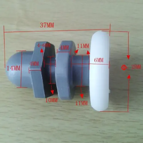 FDDT запасной ролик для душевой двери колесо бегун диаметр 25 мм