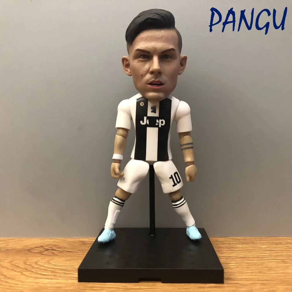 Soccerwe dolls figurine Sports stars DYBALA #10 JJ delicate Movable joints resin model toy action figure collectible gift