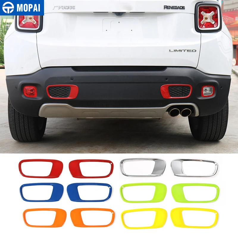 MOPAI ABS Car font b Exterior b font Rear Tail Bumper Tow Hook Decoration Cover Stickers